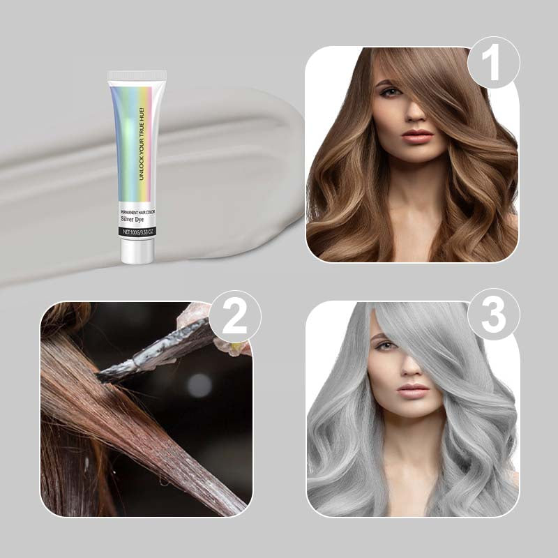 SilverLustre™ — Glow with Naturally Vibrant, Silky-Soft Silver Hair That Steals Every Glance