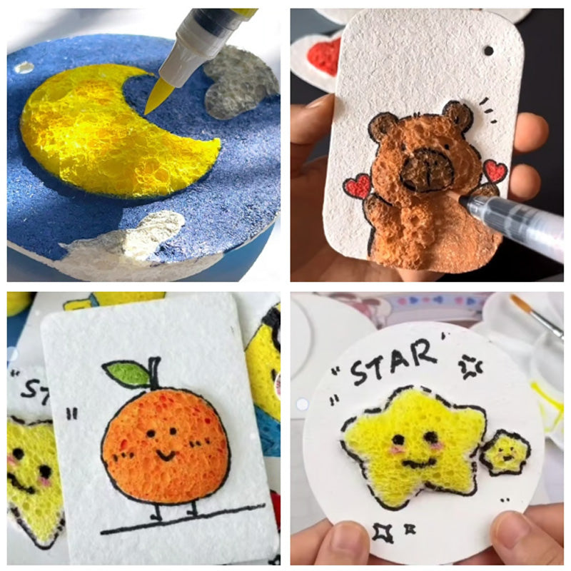 3D Canvas - The Magic Sponge Painting Set 1