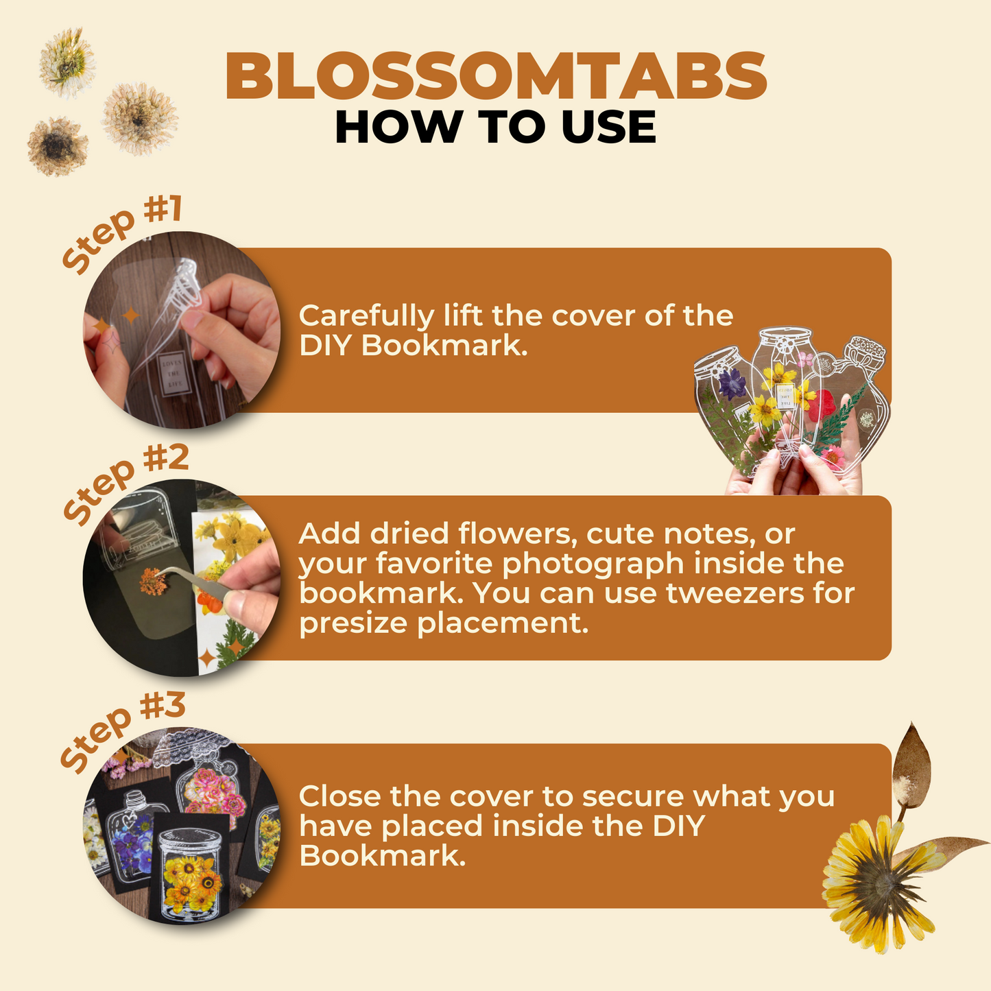 BlossomTabs™ - Perfect for Book Lovers (20+20 Free) 5