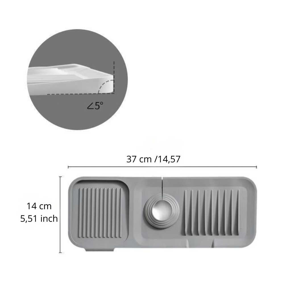 Silicone Draining Mat: Quick and Safe Drying