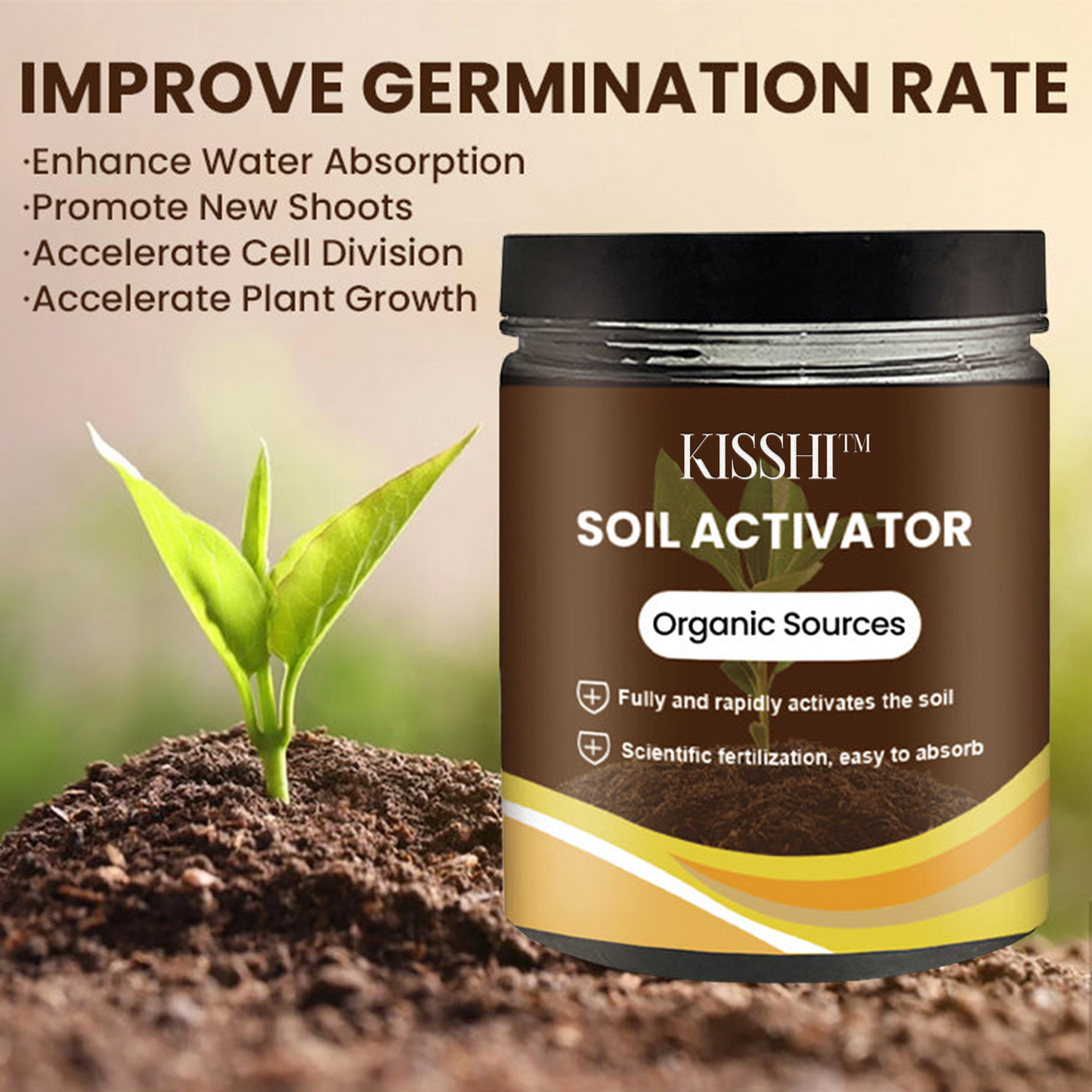 KISSHI™ Soil Activator Limited Discount 1💰