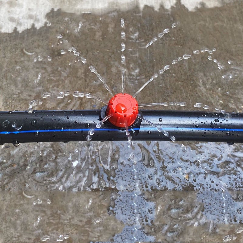 Adjustable irrigation dripper for precise plant supply 2