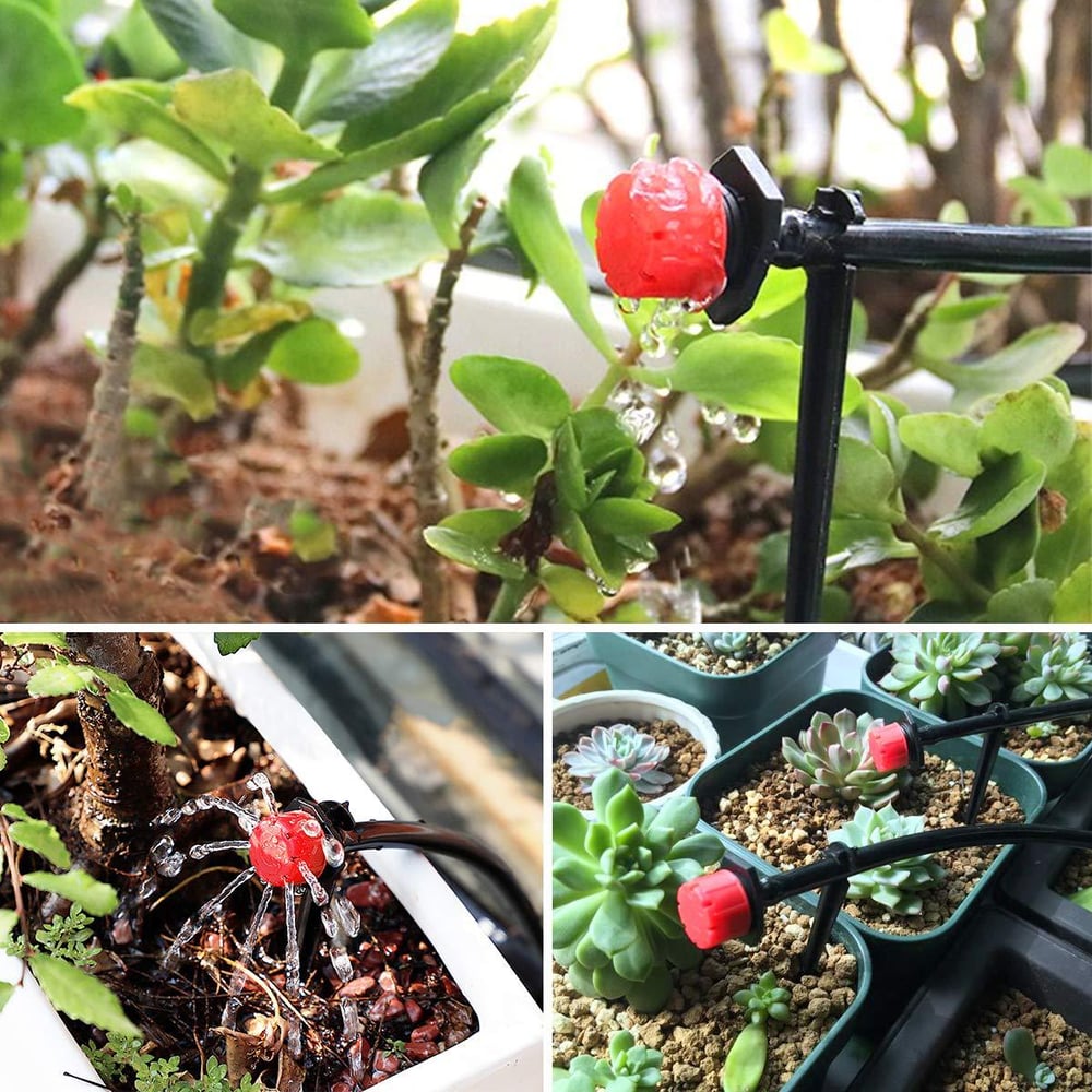 Adjustable irrigation dripper for precise plant supply 4