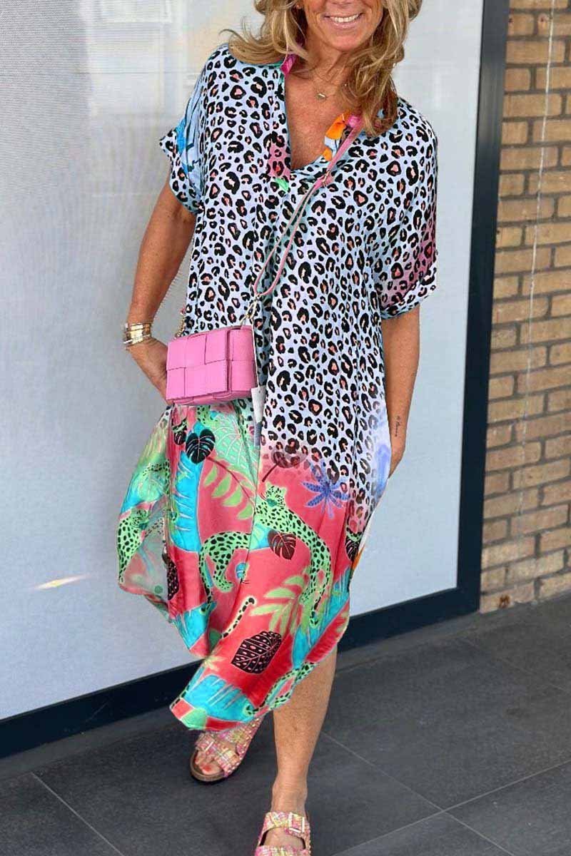 Kaitlyn⢠Summer Leopard Dress