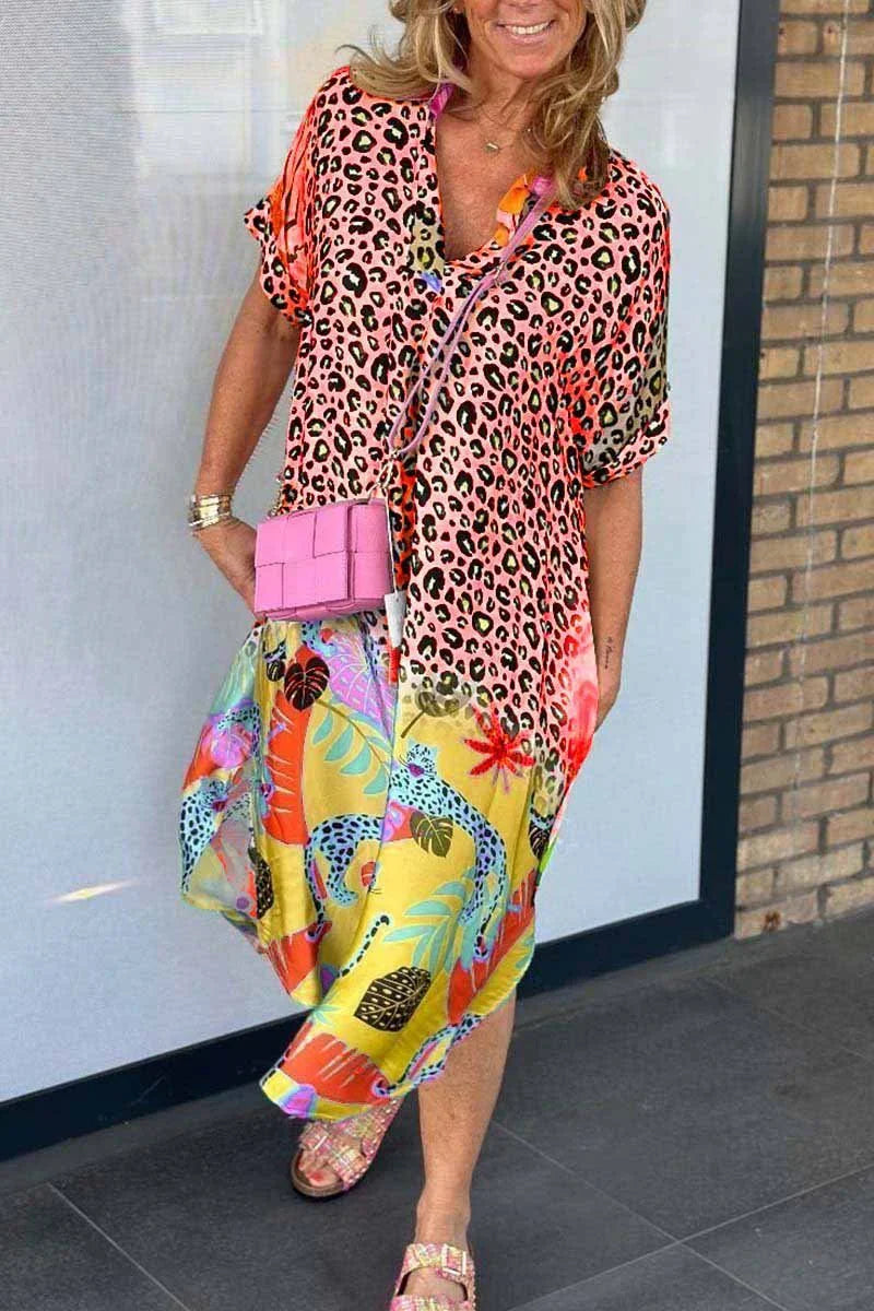 Kaitlyn⢠Summer Leopard Dress