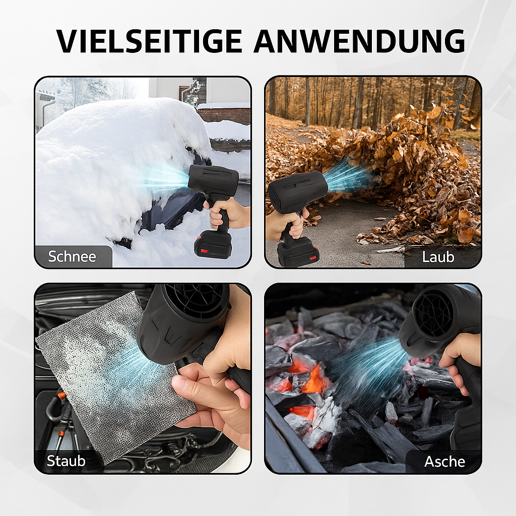 Leaf Breeze Cordless Blower for Lightning-Fast Removal of Leaves, Dirt, Dust, and Everyday Debris 1