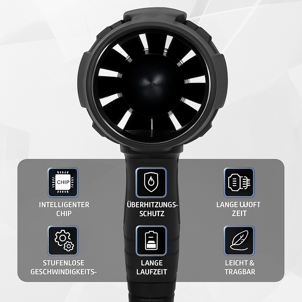 Leaf Breeze Cordless Blower for Lightning-Fast Removal of Leaves, Dirt, Dust, and Everyday Debris 5