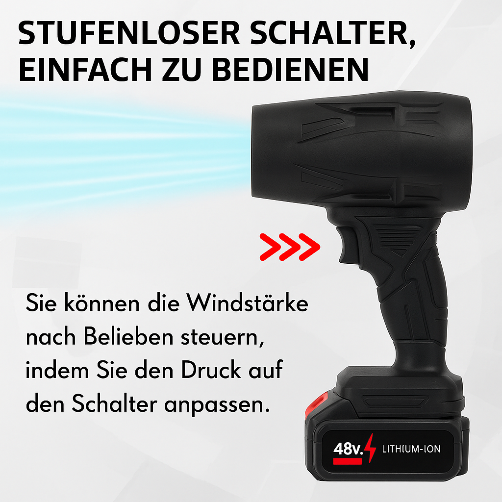 Leaf Breeze Cordless Blower for Lightning-Fast Removal of Leaves, Dirt, Dust, and Everyday Debris 6