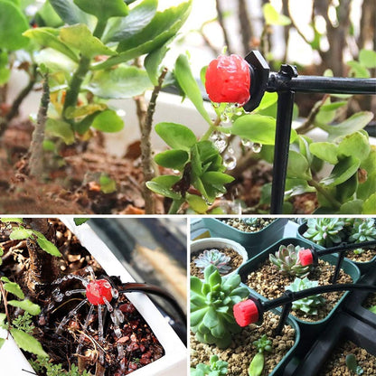 Adjustable irrigation dripper for precise plant supply 4